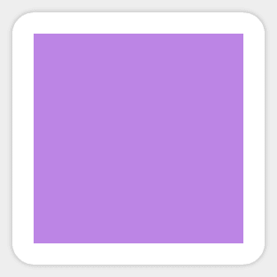 Lavender Purple Solid Color Sticker